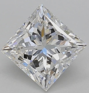 Diamant de laboratoire certifié IGI, taille princesse, couleur blanche, clarté VVS2, excellente taille, Star, pour la fabrication de bijoux - Product Image 2