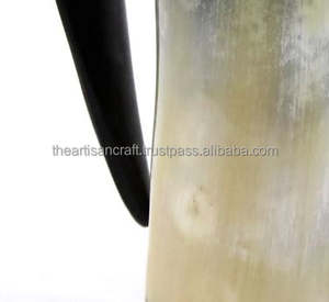 Taza de cuerno hecha a mano para beber Taza de cuerno de estilo vikingo auténtico para bebidas Taza de bebida de cuerno natural de Artisan Craft - Product Image 5