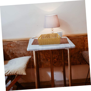 Cesta Organizadora de Mimbre Tejido PP/PE, Ligera, Fácil de Limpiar, Versátil para Baño y Cocina - Product Image 3