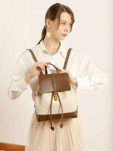 Mochila de cuero para mujer 2026, nuevo diseño, logotipo personalizado, bolso de moda, mochila de piel de vaca - Product Image 5