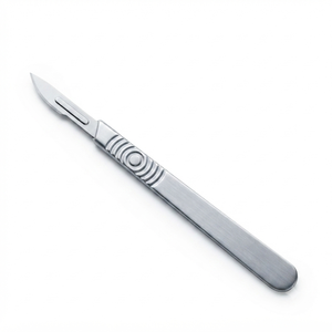 Professional No. 3 Surgical Scalpel Detachable Handle <b>Long</b>-Lasting Steel Blade Holder Easy Grip Manual Power by optitech - Product Image 6