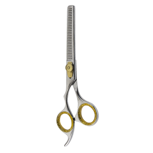 Professional Hair Thinning Scissors 6.5 Inch Gold & Silver Stainless Steel Barber Thinning <b>Shears</b> Salon Texturizing <b>Tool</b> - Product Image 3