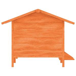 Caseta para Perros Grande y Resistente, de Madera de Pino Marrón Sólido, Casa y Muebles para Mascotas - Product Image 4