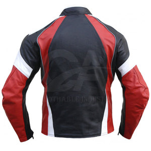 Leather Motorbike <b>Racing</b> <b>Jacket</b> With Top Stitching Leather Material Motorbike <b>Jackets</b> And Best Quality - Product Image 3