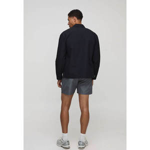 Chemise décontractée à capuche pour homme, en flanelle à carreaux, en coton, à manches longues, coupe ajustée, noire, chaude, pour l'automne et l'hiver - Product Image 6