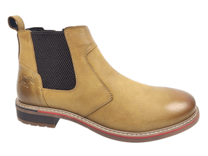 Botas Chelsea Dlords Grant Marrón de Cuero Genuino, Altura al Tobillo, Punta Redonda, Sin Cordones, Suela Exterior de TPR, Entresuela Acolchada de Piel de Oveja, Cómodas y Suaves - Product Image 1