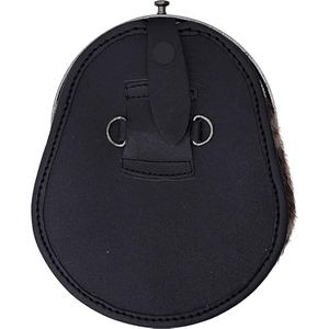 Sporrans écossais en cuir véritable sur mesure pour uniforme de fanfare, style celtique des Highlands, avec fourrure de lapin - Product Image 5