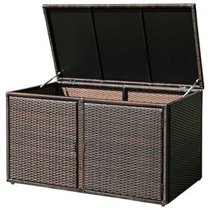 Contenitore da Esterno in Rattan da 88 Galloni per Giardino e Uso Esterno - Product Image 1