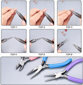3pcs Stainless Steel Jewelry <b>Pliers</b> <b>Set</b> Needle Nose Round Nose Wire Cutter Tools for Jewelry Making Beading DIY Craft Repair - Product Image 5