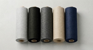 Tissu non tissé aiguilleté écologique en feutre aiguilleté polyester, géotextile en rouleau pour filtre automobile et mobilier - Product Image 2
