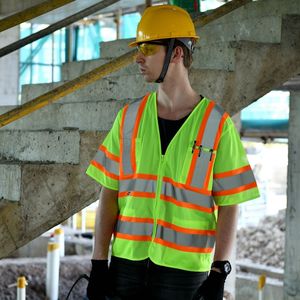 Chaleco de Seguridad Reflectante de Alta Visibilidad, Económico, Cómodo, Diseño Moderno, con Logotipo, Ajustable - Product Image 3