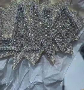 จี้ฮิปฮอปแบบกำหนดเองได้ ประดับเพชรโมอิสซาไนต์ สองชั้น เงินแท้ 925 ผ่านการทดสอบเพชร จี้แฟชั่นสำหรับแร็ปเปอร์ ผู้ชาย - Product Image 4