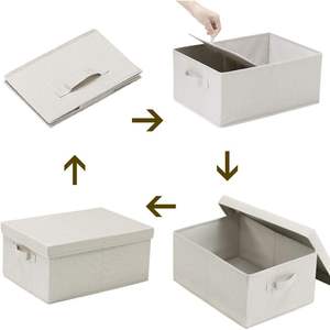 Cajas y contenedores de almacenamiento textil únicos hechos en Vietnam Diverse Inspirations Haven - Product Image 1