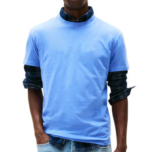 เสื้อยืดโอเวอร์ไซส์คุณภาพสูงสำหรับผู้ชาย ผ้าฝ้าย 100% ระบายอากาศได้ดี น้ำหนัก 180 กรัม  ขนาดใหญ่พิเศษ  ปักลายตามสั่ง พิมพ์ลาย  ถักทออย่างดี - Product Image 5