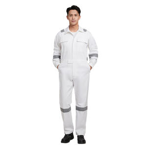 Overol Antiestático para Taller, con Bolsillos, Azul, Poliéster y Algodón, Resistente al Desgaste y a la Suciedad, Ropa de Trabajo de Protección Laboral para Astilleros - Product Image 4