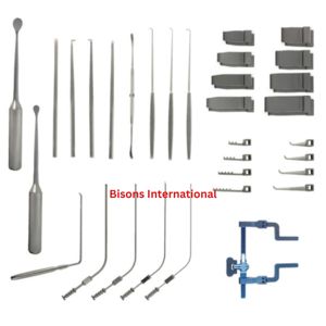 Juego de Instrumentos de Microdiscectomía de Acero Inoxidable de Primera Calidad al por Mayor BISONS |   Kit de Discectomía para Cirugía de Columna Vertebral |   Microcirugía de Columna Vertebral - Product Image 2
