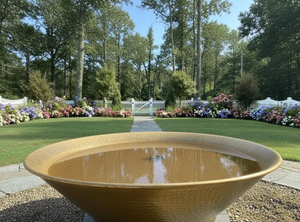 Antique Copper Laser Cut Design <b>Bird</b> Bath With Metal <b>Stand</b> Handcrafted for Garden Balcony Decorative Outdoor Use - Product Image 3