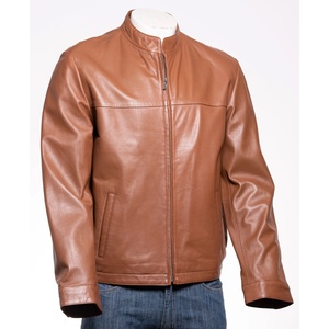 Veste en cuir classique pour homme OEM - Design de haute qualité, durable et élégant pour un usage quotidien - Product Image 1