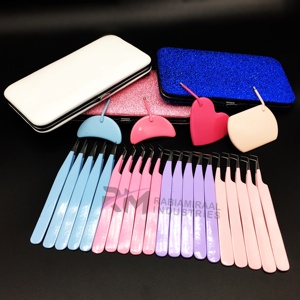 แหนบต่อขนตาปลายแหลมแบบกำหนดเองสำหรับต่อขนตา สแตนเลส ทนทานและแม่นยำ - Product Image 6