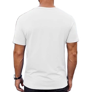 เสื้อยืดคอตตอนพิมพ์ลายด้านหน้าและด้านหลังสำหรับผู้ชาย เสื้อยืดคอกลมผ้าฝ้าย เสื้อยืดโลโก้แบบกำหนดเอง เสื้อยืดสั่งทำ - Product Image 3