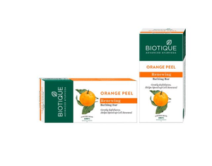 Savon pour le corps revitalisant à l'écorce d'orange, exfoliant et accélérant le renouvellement cellulaire, nettoie en profondeur, extraits 100% botaniques, tous types de peau, 150g - Product Image 1