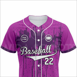High Demand Custom Baseball Uniform Set Lightweight Breathable Four-Way Stretch Eco-Friendly Sublimation Jersey Team Wear OEM - Product Image 4