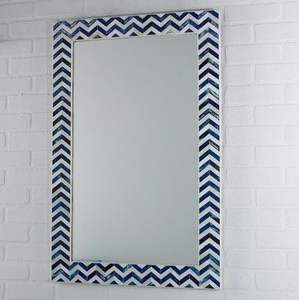 Decor Accent Bone Inlay Resin Mirror Frame Featuring Traditional Resin And Bone Art Techniques - Product Image 5