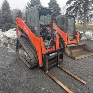 รถตักล้อยาง KUBOTA SVL97-2 พร้อมหัวตัดไม้สำหรับงานป่าไม้ รถตักขนาดกะทัดรัดประสิทธิภาพสูง ระบบไฮดรอลิกสำหรับงานหนัก - Product Image 5