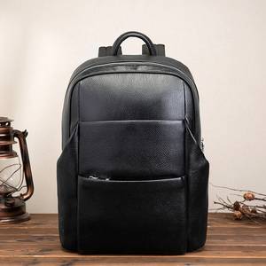 Travel Top Rated Genuine Leather Vintage Laptop <b>Backpack</b> <b>Waterproof</b> Anti-Theft Duty Travel Rucksack LBP-0351 - Product Image 1