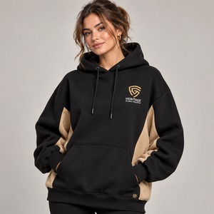 Sweat à capuche pour femme, qualité supérieure, 100% coton, respirant, design uni, sweat à capuche oversize pour femme - Product Image 6