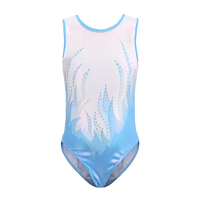 Justaucorps de gymnastique pour filles de haute qualité, motif personnalisé, design solide, polyester et élasthanne, vêtements de fitness avec logo personnalisé
