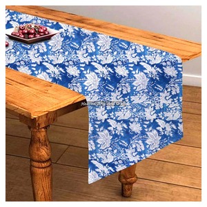 High Quality Indian Cotton Hand Block Printed Table <b>Runner</b> Decor Decorative Item For Living Room For Wedding Events Home Decor - Product Image 3