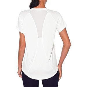 T-shirt de sport décontracté pour femme à séchage rapide, col carré, respirant, idéal pour le yoga et la gym en été - Product Image 2