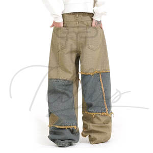 กางเกงยีนส์ทรงหลวมสำหรับผู้ชายที่ใส่สบาย ผลิตจากผ้าที่เบาและระบายอากาศได้ดี เหมาะสำหรับใส่ลำลองในฤดูร้อน - Product Image 6