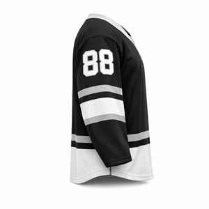 Maillot de hockey sur glace personnalisé unisexe, imprimé par sublimation, pour la mode, le design, les logos et les vêtements de sport - Product Image 4