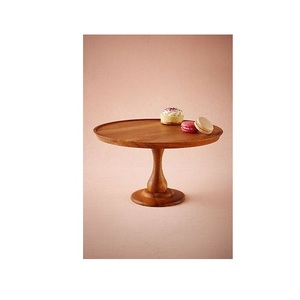 Soporte de madera decorativo para tartas con pedestal, base, pie o patas - Product Image 1