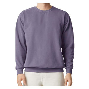 Sweat-shirt et sweat à capuche tricotés pour homme, manches longues, tissu respirant, écologique, logo frontal imprimé par transfert thermique - Product Image 1