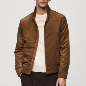 Veste en cuir suédé véritable pour homme à vendre, style classique et durable, veste en cuir suédé d'hiver - Product Image 1
