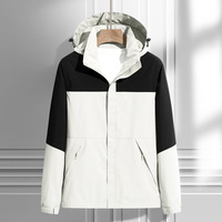 Veste de pluie imperméable et coupe-vent en toile à capuche AI-MICH, respirante, légère, pliable, pour la randonnée et le trekking en extérieur