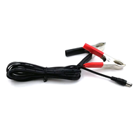 Câble de charge pour voiture avec prise DC vers pince crocodile, adaptateur d'alimentation pour connexion et charge de batterie de véhicule