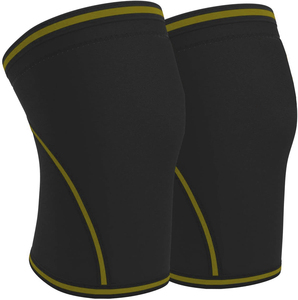 Genouillères de protection professionnelles respirantes à séchage rapide, unisexes, soutien par compression, antidérapantes, pour la musculation et la force athlétique, 7 mm - Product Image 3