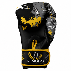 Gants de MMA à doigts entiers avec sangle réglable, design personnalisé sublimé, en cuir de vachette de haute qualité, pour entraînement professionnel, fermeture auto-agrippante - Product Image 5