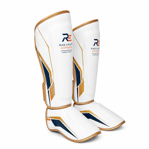 Les protège-tibias MMA de qualité supérieure offrent une rembourrage confortable, un ajustement sûr et une protection fiable des jambes pour l'entraînement et les séances de gym. - Product Image 4