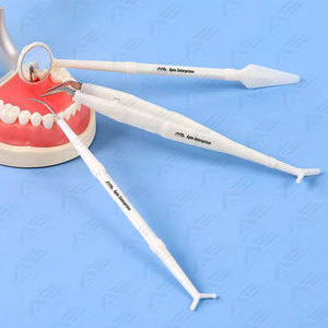 Juego de herramientas dentales con mango hueco, kit básico de instrumentos de higiene dental, instrumentos médicos, instrumentos quirúrgicos dentales - Product Image 4