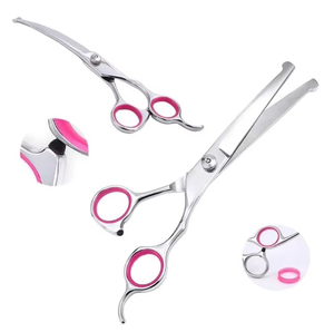 Tijeras para cortar el pelo de mascotas para profesionales de la peluquería canina y servicios de cuidado animal. Tijeras de peluquería canina de alta resistencia para mascotas. - Product Image 2