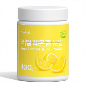 Premium Lemon Juice Powder 100g Food Grade Unsweetened Product Korean - Product Image 1