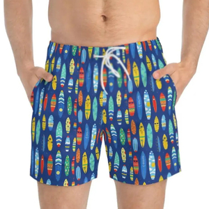 <b>Mens</b> Printed Cotton Casual <b>Shorts</b> Lightweight Summer Knee Length <b>Shorts</b> with Graphic <b>Pattern</b> Side Pockets and Outdoor Wear - Product Image 3