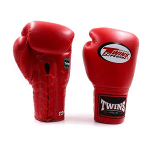 Guantes de boxeo con cordones, equipo de protección para las manos, cojín multicapa, forma curva de palma abierta, equipo de lucha profesional - Product Image 5