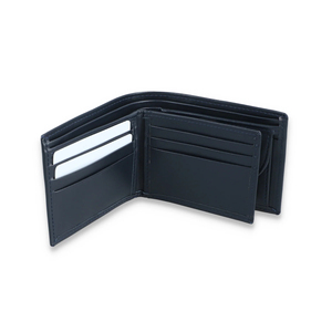 Portefeuilles courts personnalisés avec logo, haute qualité, blocage RFID, en cuir véritable, couleur personnalisée, pour hommes, luxe, porte-cartes OEM, tendance - Product Image 2