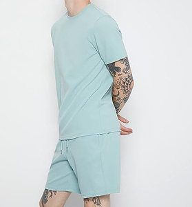 Conjunto de Verano Personalizado 2026, Diseño Nuevo, Logotipo Personalizado, Talla Grande, Dos Piezas, Conjunto Corto Transpirable para Hombre, Calidad Premium - Product Image 5